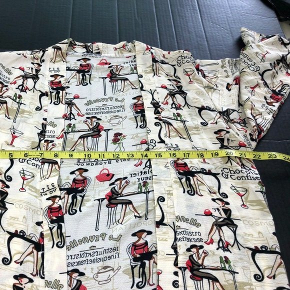 Women's Fashion Robe Duster Open Front Cardigan 14 - Picture 6 of 7